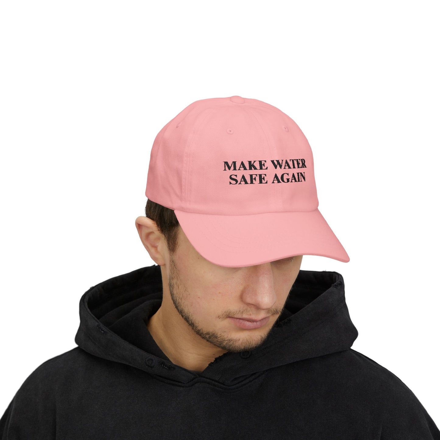 Make Water Safe Again – Embroidered Dad Cap - Light