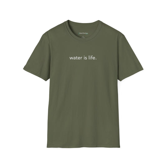 water is life. - Unisex T-Shirt (dark)