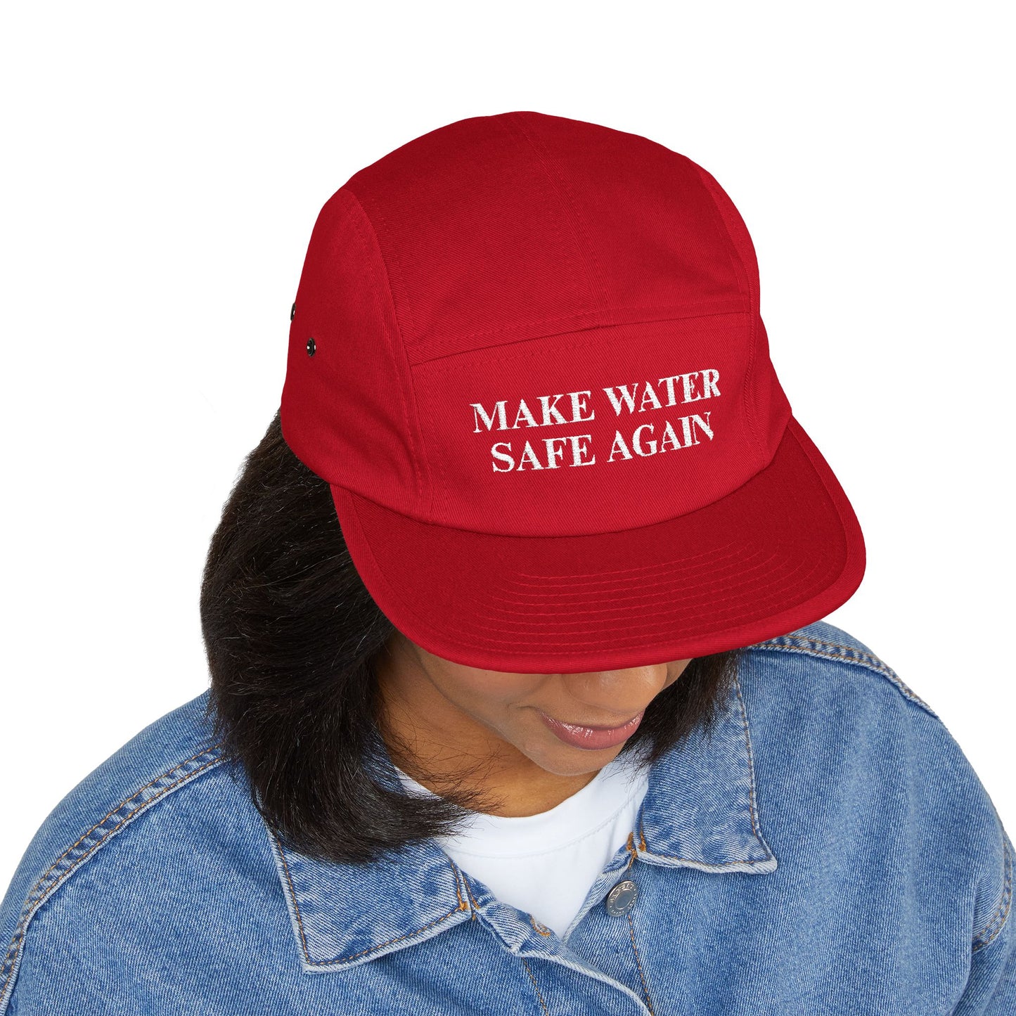 Make Water Safe Again - Embroidered 5 Panel Cap